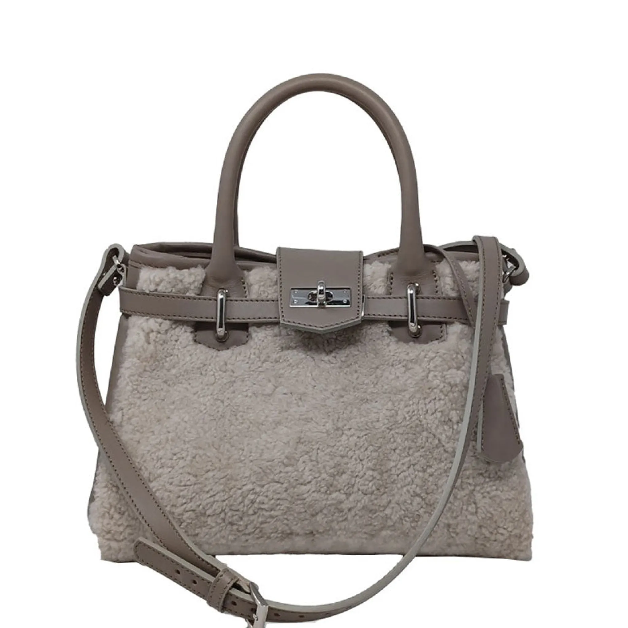 Maison Berthille Petits Sacs À Main | Sacs Bandoulière>Sac à main Mini Vendôme en Mouton et cuir | Capsule Hiver 2024-2025 Berthille